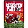 Rico Industries Kansas City Chiefs Sign Metal Parking 9474654981